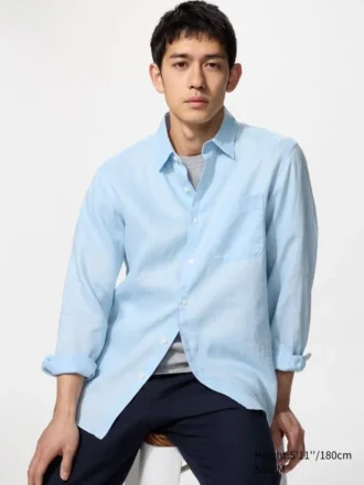 Camicia da uomo in Premium Linen