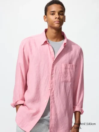 Camicia da uomo in Premium Linen
