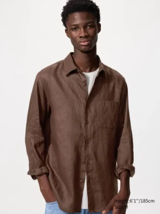 Camicia da uomo in Premium Linen
