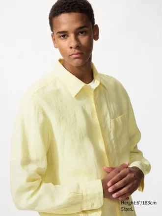 Camicia da uomo in Premium Linen