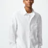 Camicia da uomo in Premium Linen | A righe Camicia da uomo in Premium Linen | A righe