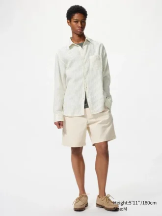 Camicia da uomo in Premium Linen | A righe