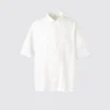 Camicia oversize da uomo Premium Linen | Manica corta Camicia oversize da uomo Premium Linen | Manica corta