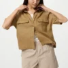 Camicie boxy da donna in Premium Linen | Maniche corte Camicie boxy da donna in Premium Linen | Maniche corte