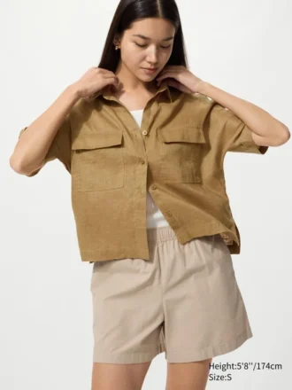 Camicie boxy da donna in Premium Linen | Maniche corte