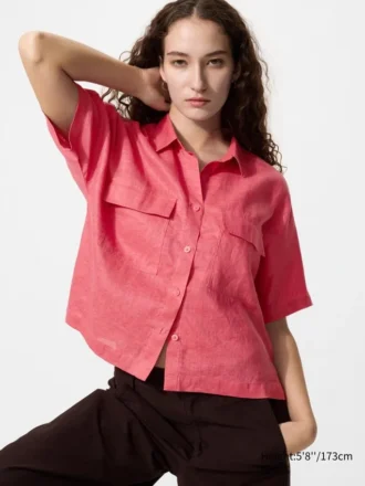 Camicie boxy da donna in Premium Linen | Maniche corte