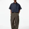 Camicie boxy in denim da donna | Maniche corte Camicie boxy in denim da donna | Maniche corte