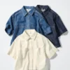 Camicie boxy in denim da donna | Maniche corte