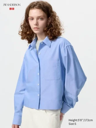 Camicie corte da donna in stile Oxford