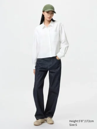 Camicie corte da donna Oxford Boxy