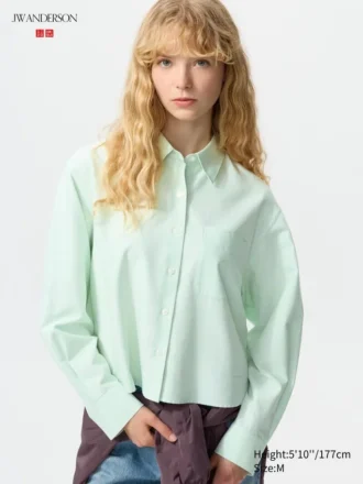 Camicie corte da donna Oxford Boxy