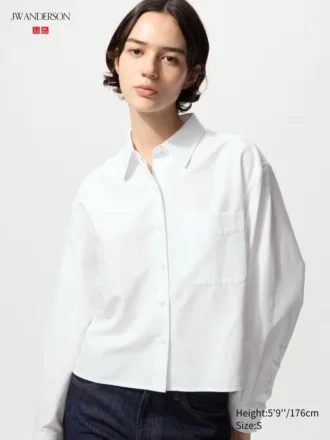 Camicie corte da donna Oxford Boxy