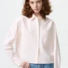 Camicie corte da donna Oxford Boxy | A righe Camicie corte da donna Oxford Boxy | A righe