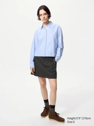 Camicie corte da donna Oxford Boxy | A righe