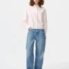 Camicie corte da donna Oxford Boxy | A righe Camicie corte da donna Oxford Boxy | A righe
