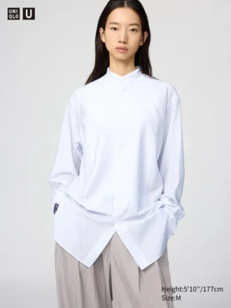 Camicie da donna con collo alto | Maglie a manica lunga