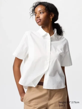 Camicie da donna in cotone a pantaloncini