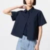 Camicie da donna in cotone a pantaloncini