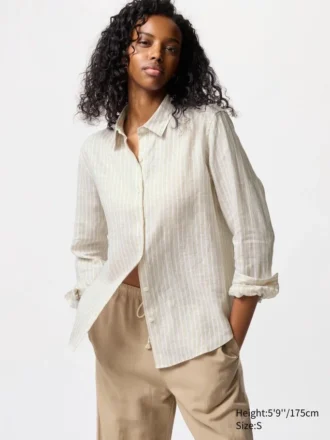 Camicie da donna in Premium Linen | A righe