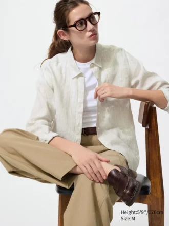 Camicie da donna in Premium Linen | A righe