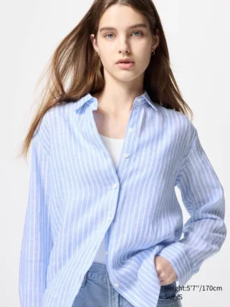 Camicie da donna in Premium Linen | A righe