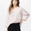 Camicie da donna in Premium Linen con collo a barchetta | A righe Camicie da donna in Premium Linen con collo a barchetta | A righe