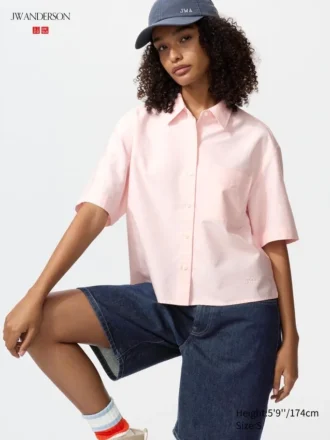 Camicie da donna Oxford Boxy | Maniche corte