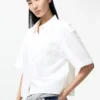 Camicie da donna Oxford Boxy | Maniche corte Camicie da donna Oxford Boxy | Maniche corte