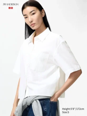 Camicie da donna Oxford Boxy | Maniche corte