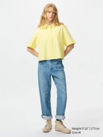 Camicie da donna Oxford Boxy | Maniche corte