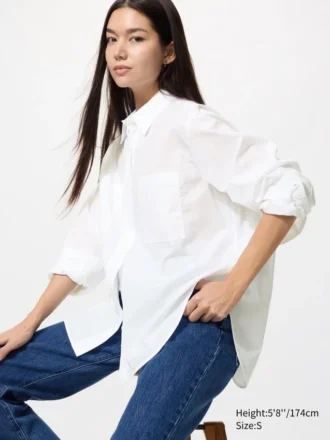Camicie oversize da donna in cotone