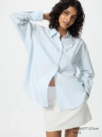 Camicie oversize da donna in cotone | A righe