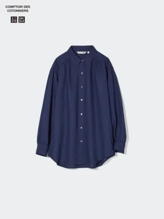 Camicie oversize da donna in misto lino