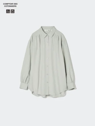 Camicie oversize da donna in misto lino