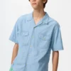 Camicie oversize da uomo in chambray Camicie oversize da uomo in chambray