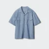 Camicie oversize da uomo in chambray