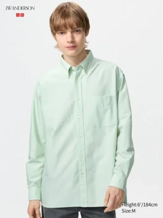 Camicie oversize unisex in stile Oxford