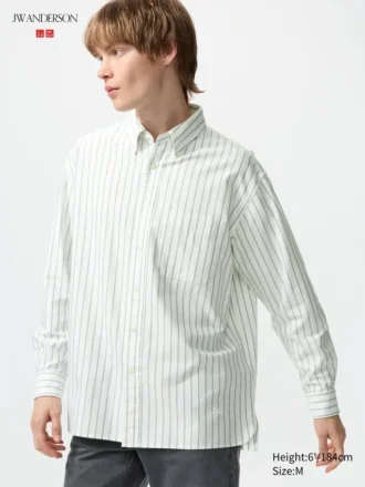 Camicie oversize unisex in stile Oxford | A righe Camicie oversize unisex in stile Oxford | A righe
