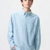 Camicie oversize unisex in stile Oxford | A righe Camicie oversize unisex in stile Oxford | A righe