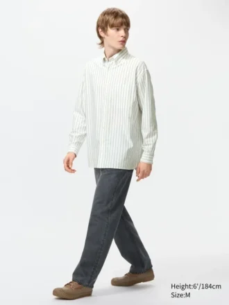 Camicie oversize unisex in stile Oxford | A righe Camicie oversize unisex in stile Oxford | A righe