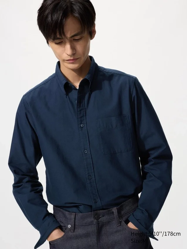 Camicie slim da uomo in stile Oxford Camicie slim da uomo in stile Oxford