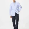 Camicie slim da uomo in stile Oxford | A righe Camicie slim da uomo in stile Oxford | A righe