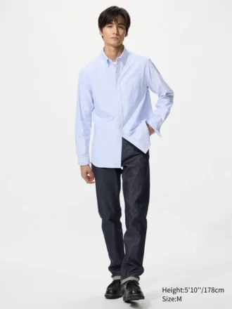 Camicie slim da uomo in stile Oxford | A righe