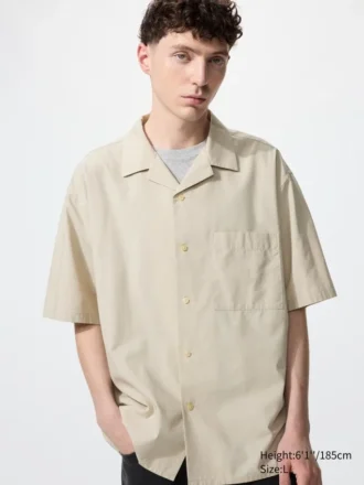 Camicie unisex con collo aperto | Maniche corte Camicie unisex con collo aperto | Maniche corte