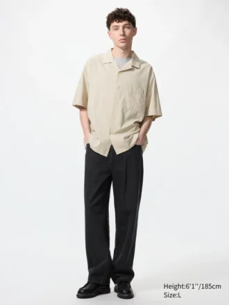 Camicie unisex con collo aperto | Maniche corte Camicie unisex con collo aperto | Maniche corte