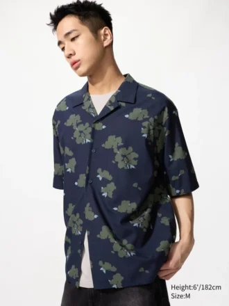 Camicie unisex con collo aperto | Maniche corte | Stampata