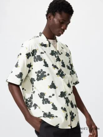 Camicie unisex con collo aperto | Maniche corte | Stampata