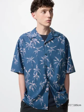 Camicie unisex con collo aperto | Maniche corte | Stampata