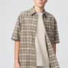 Camicie unisex dal taglio ampio | Maniche corte | A quadri Camicie unisex dal taglio ampio | Maniche corte | A quadri