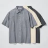 Camicie unisex dal taglio squadrato | Maniche corte Camicie unisex dal taglio squadrato | Maniche corte